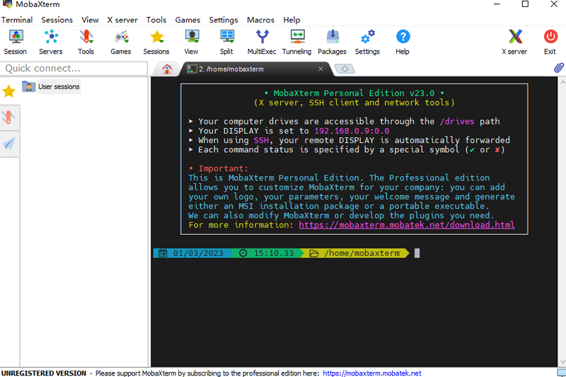 MobaXtermͼ3